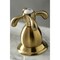 Kingston Brass KS1977TX 8" Widespread Bathroom Faucet, Brushed Brass KS1977TX - alternate 6